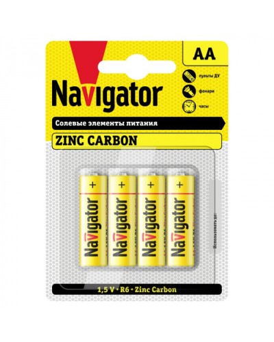 Элемент питания Navigator 94 758 NBT-NS-R6-BP4 в Домодедово Электротехническое оборудование Pintop.ru