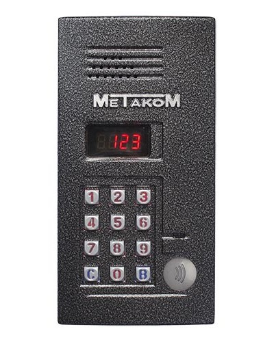 Блок вызова домофона Метаком MK2012-MFEV в Домодедово Блоки вызова многоабонентные Pintop.ru
