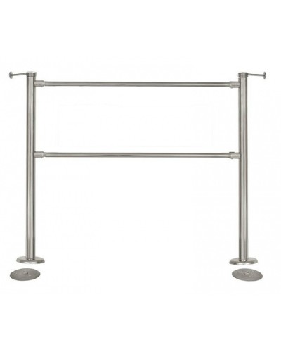 Стойка стационарная Ростов-Дон ОБ1/2-1 у (Хром) в Домодедово Ограждения Pintop.ru