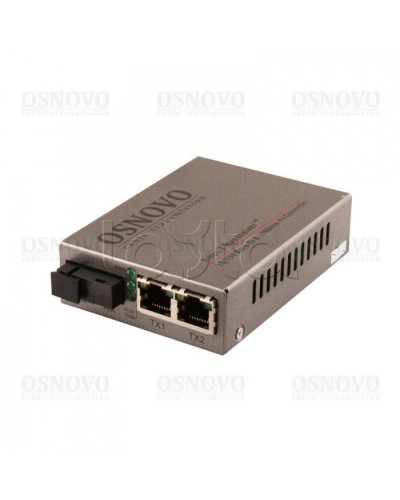 Медиаконвертер Fast Ethernet OSNOVO OMC-100-21S5a в Домодедово Медиаконвертеры Pintop.ru
