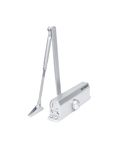 Доводчик NOTEDO DC-160 DA EN1-5, с задержкой закрывания, с рычажной тягой, (коричневый) (RAL8016) в Домодедово Доводчики Pintop.ru