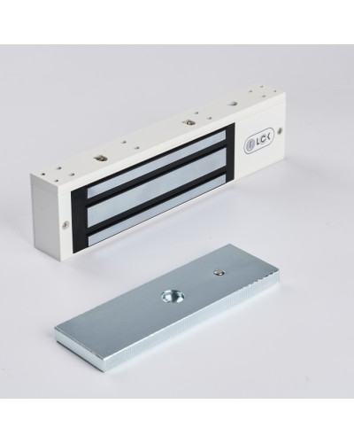 R-Lock RL-EM350-L0W - Электромагнитный замкок, 350кг, DC12/24B, цвет белый, RAL9016(белый) в Домодедово Электромагнитные замки Pintop.ru