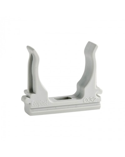 CF32G Держатель (клипса), без галогена, для труб D32мм (10шт) Экопласт (41732-10HF) в Домодедово Держатели, клипсы, скобы Pintop.ru