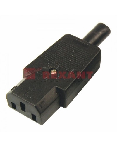 Гнездо сетевое на шнур (25шт/уп) REXANT 11-0004 в Домодедово Коннекторы Pintop.ru