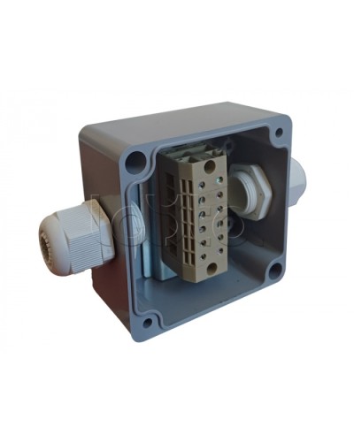 Коробка пылевлагонепроницаемая клеммная G366 А К 10 мм2 АЯКС IP66/IP65, 82x80x55 Магнито-контакт в Домодедово Распределительные коробки Pintop.ru