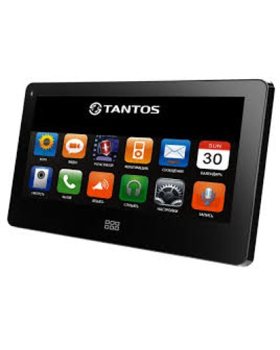 Монитор цветного видеодомофона со сверхтонким корпусом и сенсорным экраном Tantos NEO Slim (черный) в Домодедово Абонентские видеоустройства Pintop.ru
