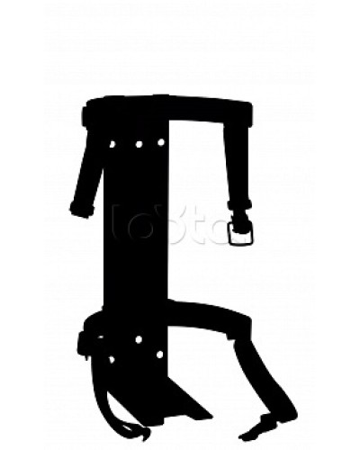 Кронштейн ПОЖТЕХНИКА КТР-8/9 на 2 ремнях (d180-185) для ОП/ОВП-8, ОП/ОВЭ-9 в Домодедово Аксессуары для огнетушителей Pintop.ru