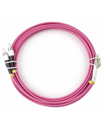 Шнур оптический duplex LC-FC 50/125 mm OM4 7м LSZH Cabeus FOP-50-OM4-LC-FC-7m в Домодедово Патч-корды оптические Pintop.ru