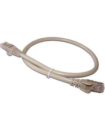 Патч-корд RJ45 - RJ45, 4 пары, UTP, категория 6, 0.5 м, серый LANMASTER LAN6-45-45-0.5-GY в Домодедово Патчкорды (медные) Pintop.ru