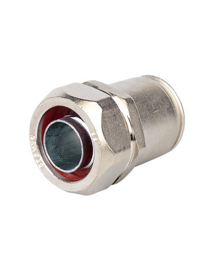 Муфта металлорукав DN 35-жесткая труба д.40мм, IP66/IP67, никелированная латунь DKC 6117-4035 в Домодедово Повороты, муфты, тройники Pintop.ru