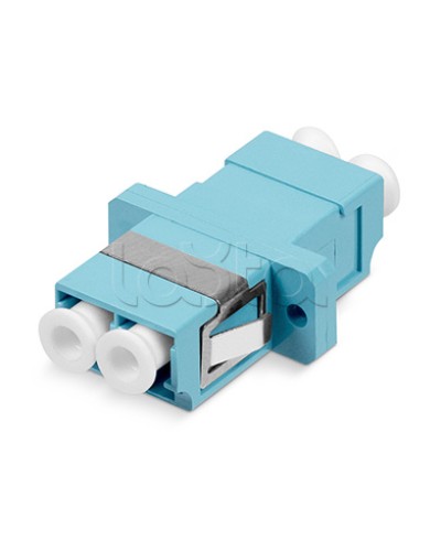 Проходной соединитель LC-LC duplex MM Cabeus (DLC-DLC-MM-OM3) в Домодедово Проходные адаптеры и розетки оптические Pintop.ru
