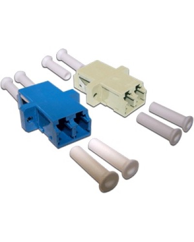 Адаптер оптический LC, MM, корпус SC, дуплексный LANMASTER LAN-2LC/S-AM-MM в Домодедово Коннекторы Pintop.ru