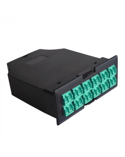 MPO кассета OM3, для LAN-FRM-PP-STP/1U, 24xLC, тип B, черная LANMASTER (LAN-FRM-IN-2MB-24LC/OM3) в Домодедово Патч-корды оптические Pintop.ru