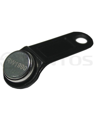 Ключ Touch Memory с 64-битным идентификационным кодом Tantos RW1990 iButton TS (чёрный) в Домодедово Оптовые идентификаторы Pintop.ru