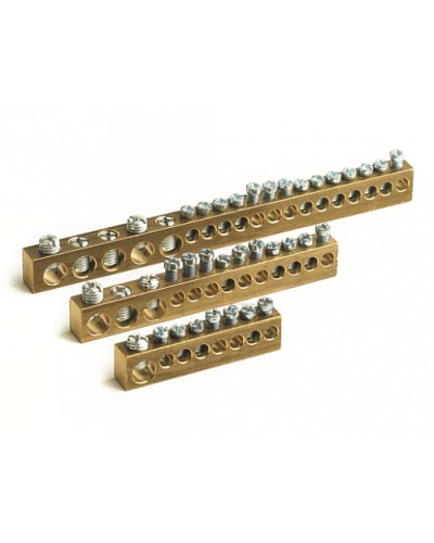 Колодка клеммная 18мод. (отв.5х5.4мм+14х4.5мм) DKC 87418 в Домодедово Коммутационные изделия Pintop.ru