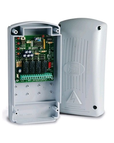 Внешний, двухчастотный, 4-канальный радиодекодер Came 806RV-0020 в Домодедово Запчасти для шлагбаумов и автоматики Pintop.ru