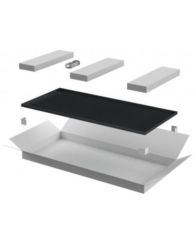 ITK LINEA N Дверь металлическая 800мм шкафа 42U чер. (LN05-42U8X-DM) в Домодедово Аксессуары для стоек и шкафов Pintop.ru