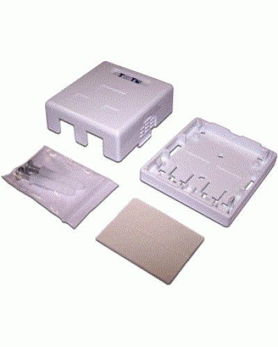 Коробка настенная на 1 порт для Keystone TWT TWT-SA1-WH в Домодедово Распределительные коробки Pintop.ru