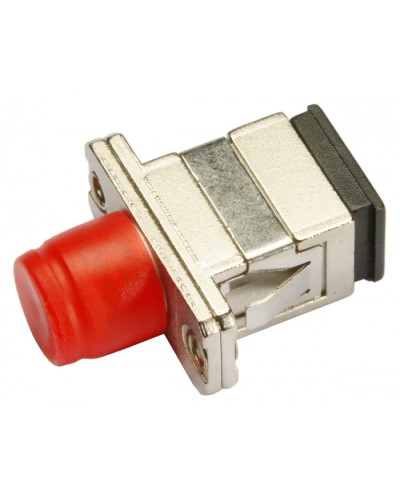 Соединитель проходной SC-FC, SM(для одномодового кабеля), D-тип Cabeus SC-FC-SM в Домодедово Проходные адаптеры и розетки оптические Pintop.ru