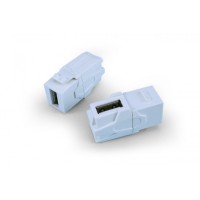 Вставка формата Keystone Jack Hyperline (KJ1-USB-VA3-WH)
