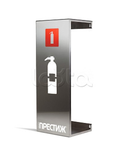 Подставка настенная под огнетушитель ПРЕСТИЖ-Н (скотч брайт) ПОЖТЕХНИКА в Домодедово Аксессуары для огнетушителей Pintop.ru
