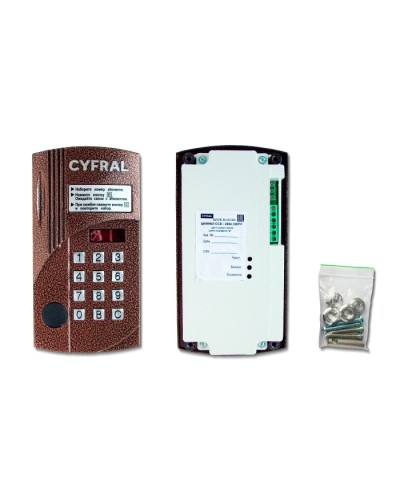 Блок вызова видеодомофона на 100 абонентов Цифрал CCD-2094.1M/РК в Домодедово Вызывные аудиопанели малоабонентные Pintop.ru