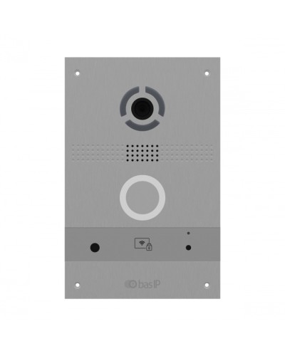 Панель вызывная индивидуальная BAS-IP AV-08FB SILVER в Домодедово Вызывные видеопанели малоабонентные Pintop.ru