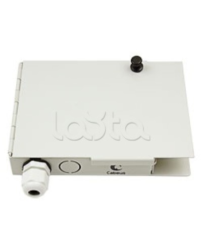 Бокс оптический настенный 19 на 4 SC/LC порта Cabeus JJT-4-SC в Домодедово Кросс оптический Pintop.ru