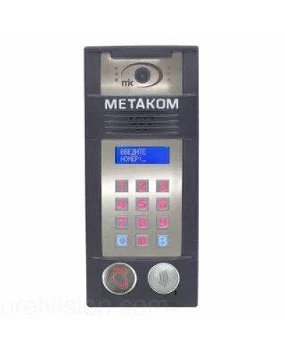 Многоабонентый антивандальный блок вызова со встроенной гибридной видеокамерой Метаком MК2018-MFCGVH в Домодедово Блоки вызова многоабонентные Pintop.ru