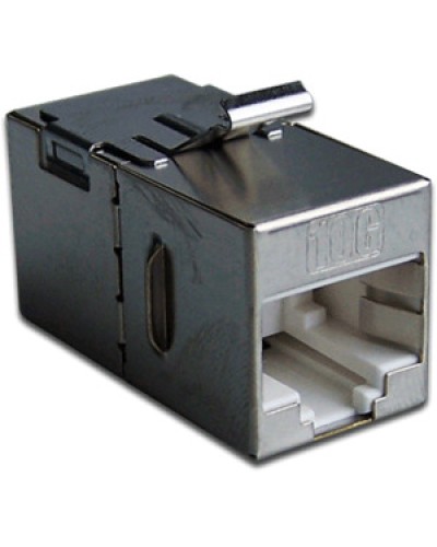 Повторитель портов RJ-45, экранированный, кат.6A, формата Keystone LANMASTER LAN-KCP45S6A в Домодедово Проходные адаптеры Pintop.ru