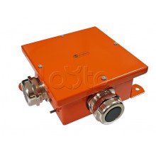 Экопласт SMB165 Коробка металл, огн. E-110,о/п 164х164х65, IP66, 10P, (1,5-6 мм2), оранж.