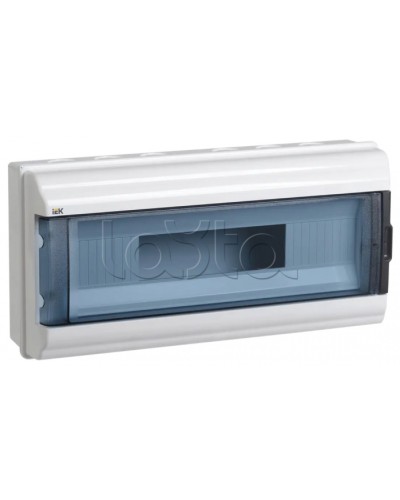 Корпус модульный пластиковый навесной КМПн-18 IP55 IEK (MKP72-N3-18-55) в Домодедово Боксы для автоматов Pintop.ru