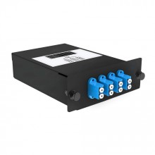 Кассета кроссовая Cabeus (FO-9-1X8MPO(M)/А-8XLC/U-А-BK)