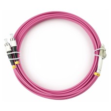 Шнур оптический duplex LC-FC 50/125 mm OM4 5м LSZH Cabeus FOP-50-OM4-LC-FC-5m