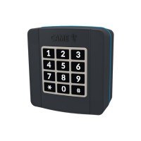 Проводная накладная кодонаборная клавиатура Came 806SL-0280 - SELT1BDG, подключаемая к шине CXN, 12 кнопок, синяя подсветка, RAL7024