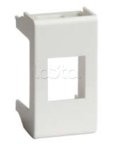 Адаптер для информационных разъемов SIEMON, «Viva», 1 мод., белый DKC 45008 в Домодедово Аксессуары для стоек и шкафов Pintop.ru