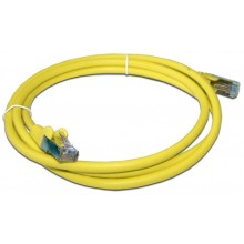 Патч-корд RJ45 - RJ45, 4 пары, FTP, категория 6A, 5 м, желтый, LSZH LANMASTER LAN-PC45/S6A-5.0-YL