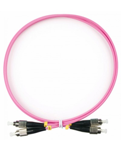 Шнур оптический duplex FC-FC 50/125 mm OM4 1м LSZH в Домодедово Патч-корды оптические Pintop.ru