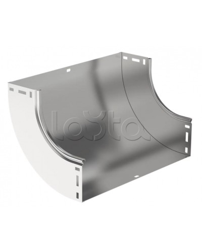 ESCA Поворот плавн. 90град тип В10 80х500мм IEK (CPV51-0-90-080-500) в Домодедово Аксессуары для лотков Pintop.ru