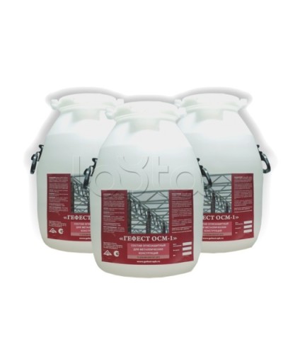 Cостав огнезащитный для металлических конструкций Гефест ОСМ-1 в Домодедово Огнезащитные краски Pintop.ru