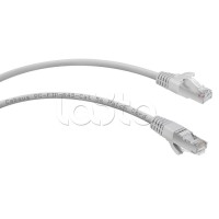Патч-корд FTP, категория 5e, 0.5 м, экранированный, серый Cabeus PC-FTP-RJ45-Cat.5e-0.5m