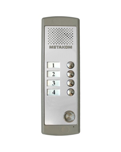Блок вызова домофона Метаком MK4-K-TM в Домодедово Блоки вызова многоабонентные Pintop.ru