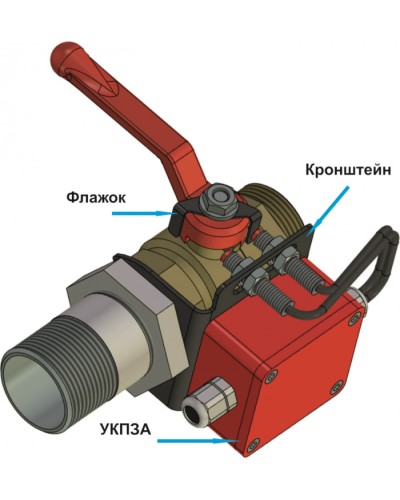 Кронштейн КШ-32-46-И (для УКПЗА v1, v2) Спецавтоматика в Домодедово Дополнительное оборудование пожаротушения Pintop.ru