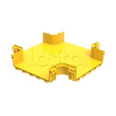 Ответвитель крестообразный пластиковый оптического лотка Hyperline FBTR-360-CRS