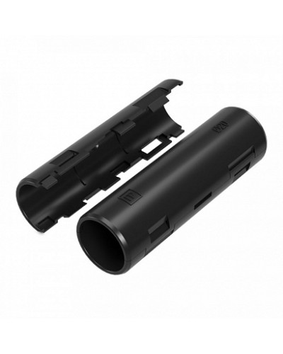 Муфта разборная d20 мм атмосферостойкая черная (70шт/840шт уп/кор) Промрукав (PR13.0414) в Домодедово Повороты, муфты, тройники Pintop.ru