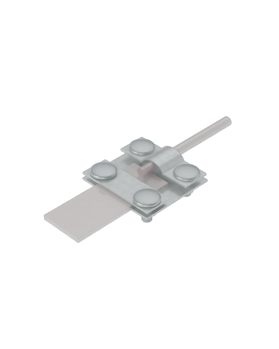 Контрольный соединитель полоса до 40 мм пруток Ø 5-10 мм КМ-Профиль (KS-B40-D5-10) в Домодедово Монтажные материалы Pintop.ru