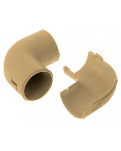 Соединитель угловой разборный сосна д16 (5шт/700шт уп/кор) Промрукав (PR13.0243) в Домодедово Повороты, муфты, тройники Pintop.ru