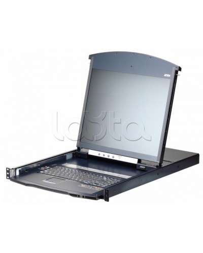 KVM консоль с переключателем ATEN KL1108VN-AXA-RG в Домодедово Оборудование для видеонаблюдения Pintop.ru