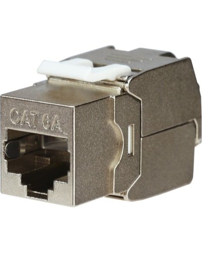 Модуль Keystone, Jack RJ-45(8P8C), FTP экранированный, CAT 6A, тип 180 град., самозажимной REXANT PRO 02-0361 в Домодедово Модули Keystone Pintop.ru