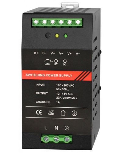 Блок питания Smartec ST-PS120BDU-BK в Домодедово Дополнительное оборудование для СКУД Pintop.ru